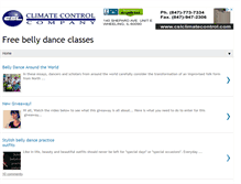 Tablet Screenshot of freebellydanceclasses.com